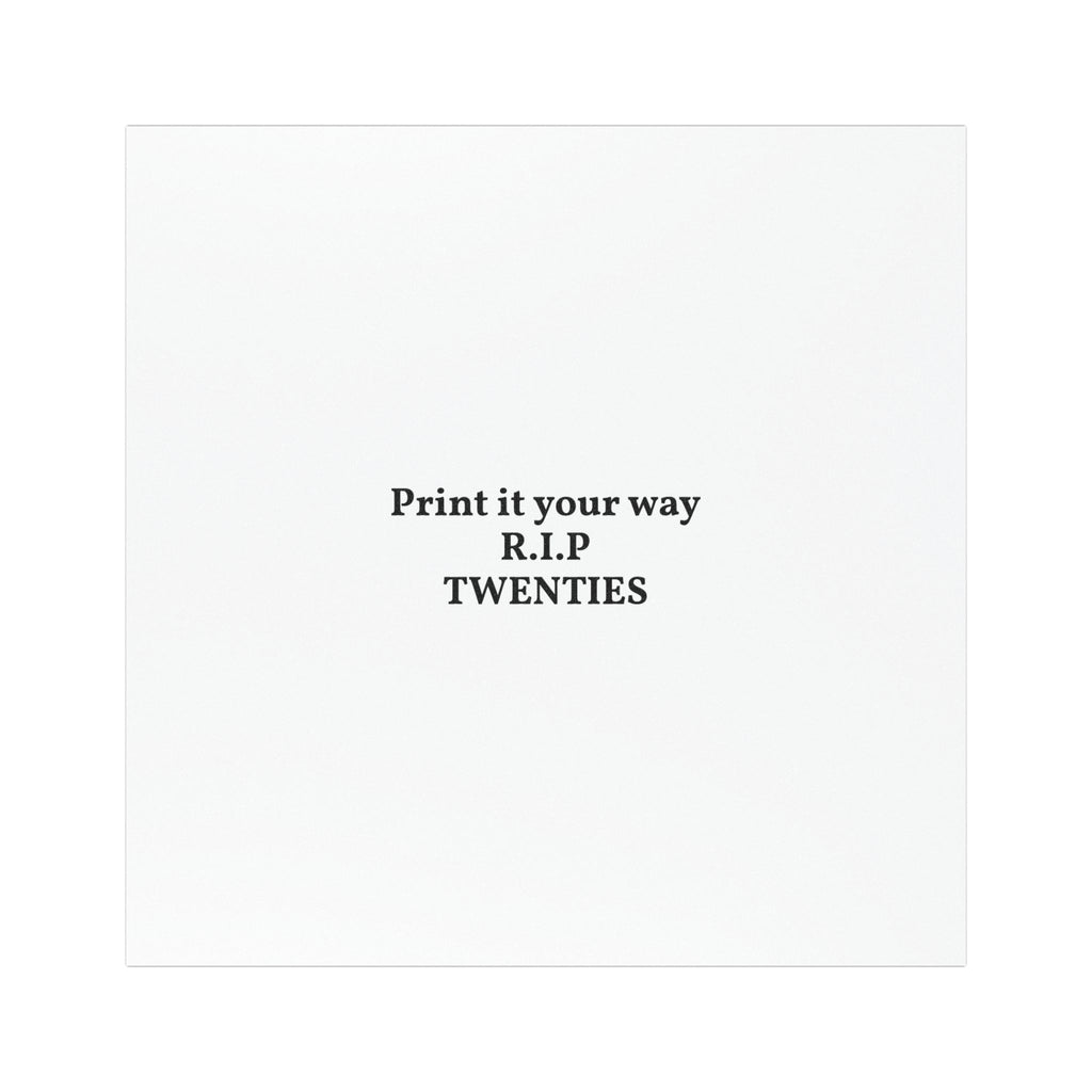 R.I.P. Twenties Car Magnet — 'Print It Your Way' Novelty Sticker