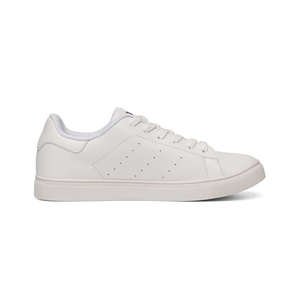 Fearless Leather Sneakers — Men's Low-Top Casual White Trainers