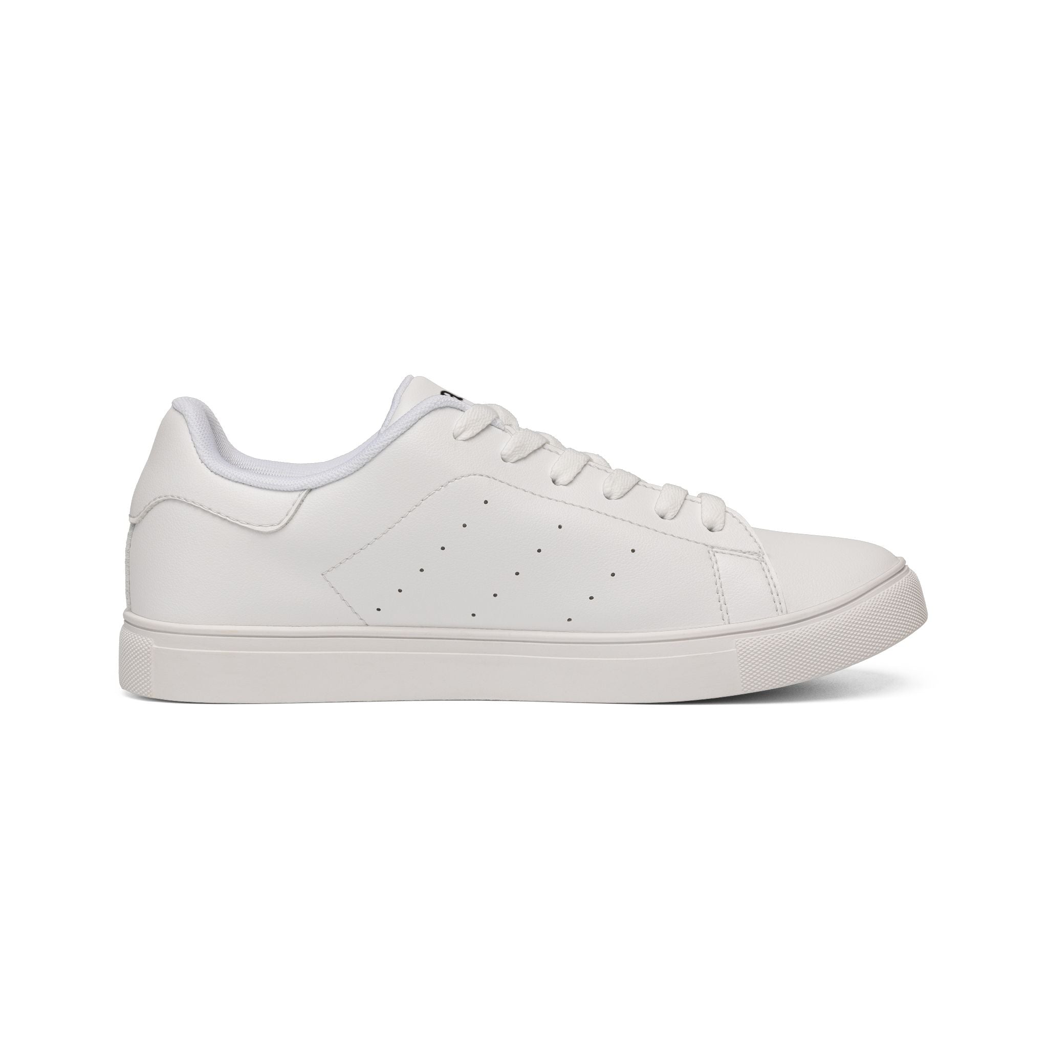 Fearless Leather Sneakers — Men's Low-Top Casual White Trainers