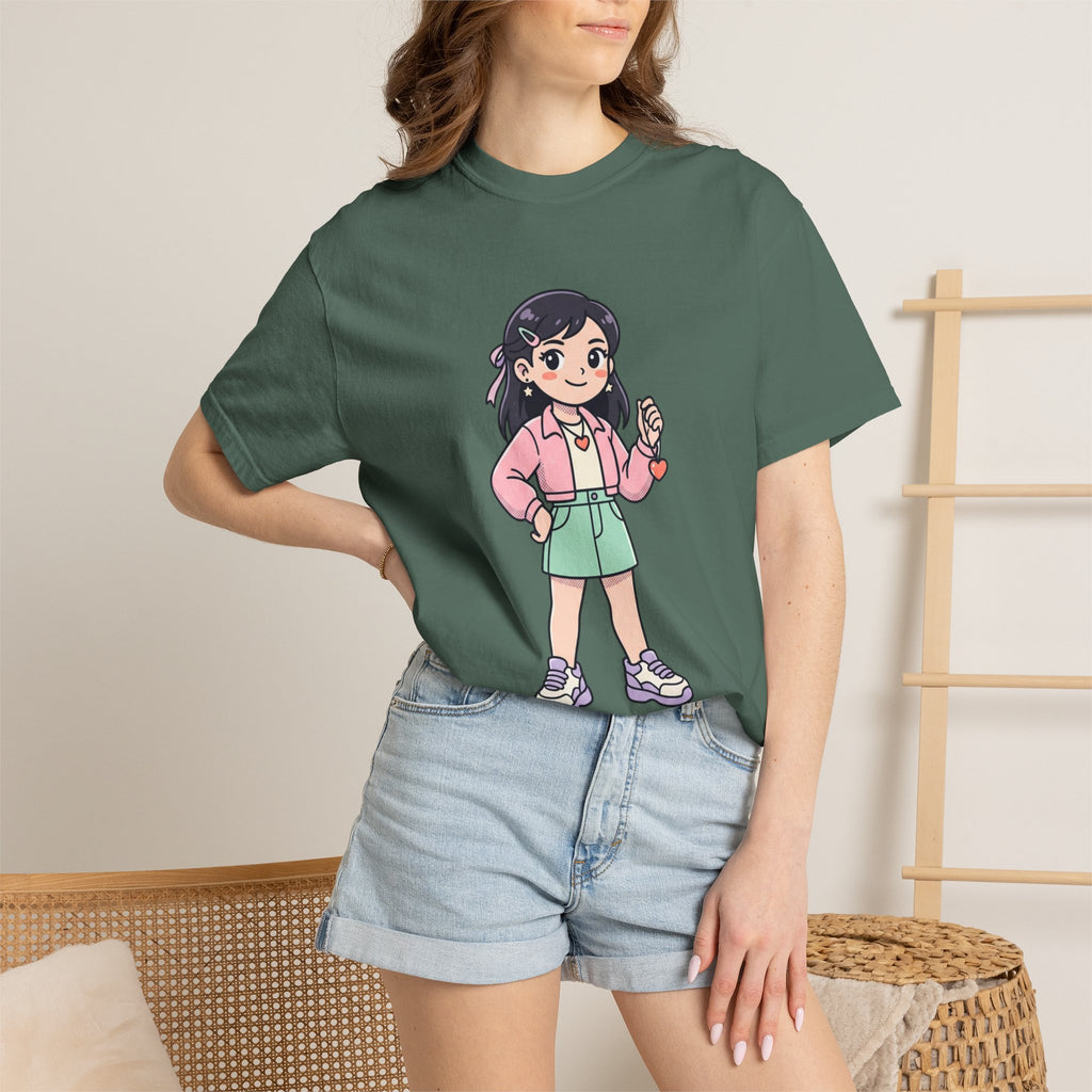 Be Yourself Cute Girl Graphic T-Shirt