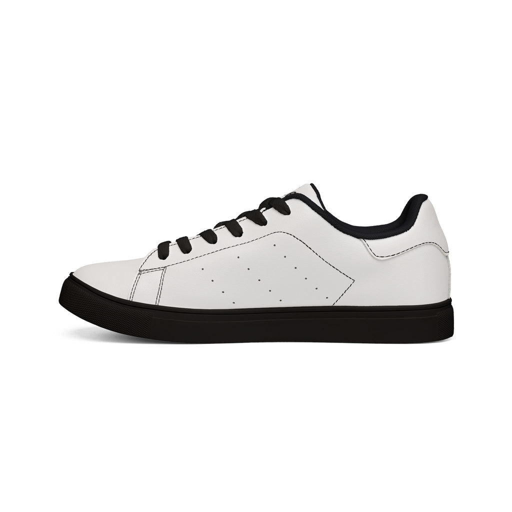 Fearless Leather Sneakers — Men's Low-Top Casual White Trainers