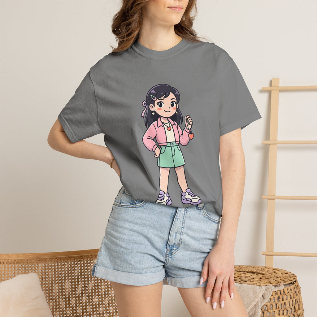 Be Yourself Cute Girl Graphic T-Shirt