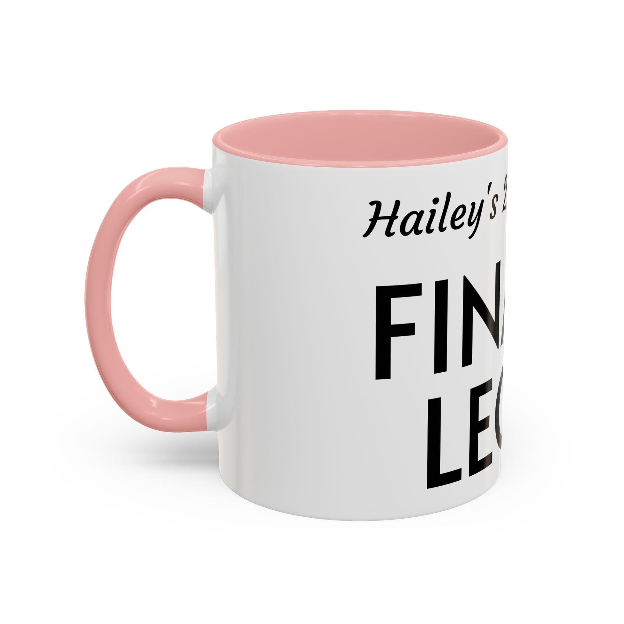 Finally Legal 21st Birthday Accent Coffee Mug — Personalized Name Option