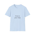 Custom Photo Print T‑Shirt — 'Print it your way' Personalized Graphic Tee