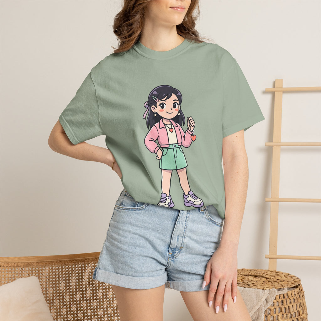 Be Yourself Cute Girl Graphic T-Shirt