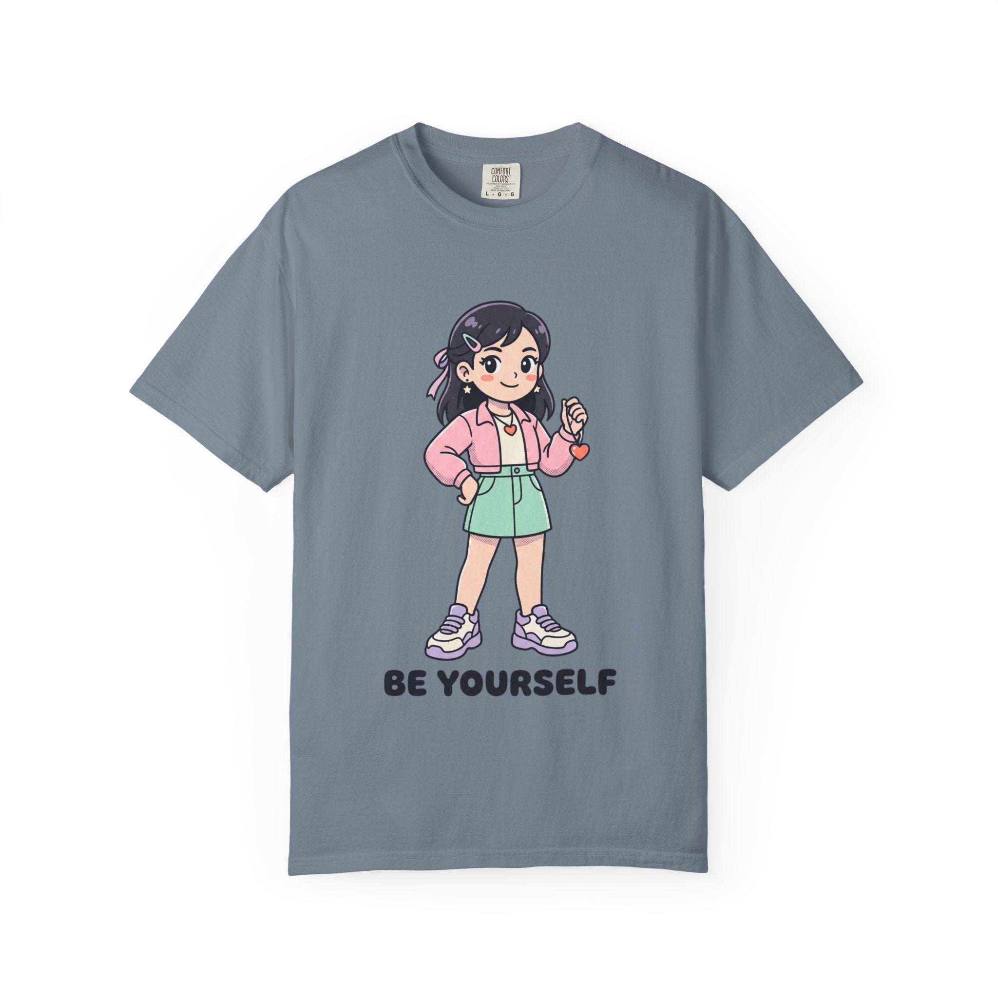 Be Yourself Cute Girl Graphic T-Shirt