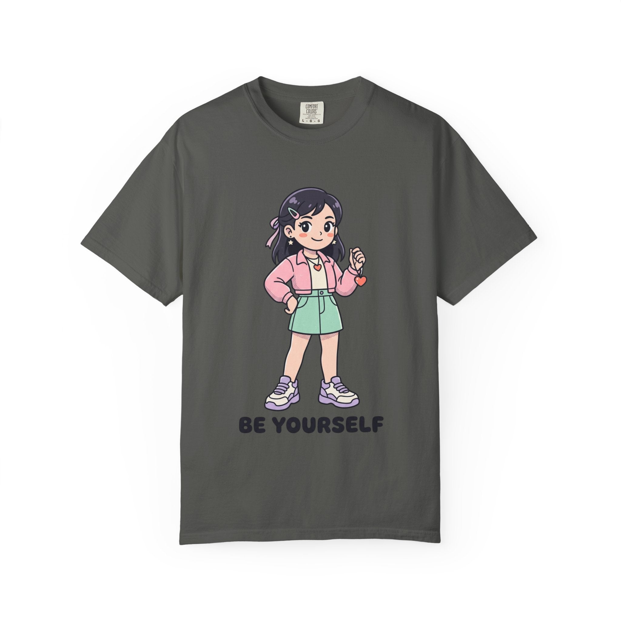 Be Yourself Cute Girl Graphic T-Shirt