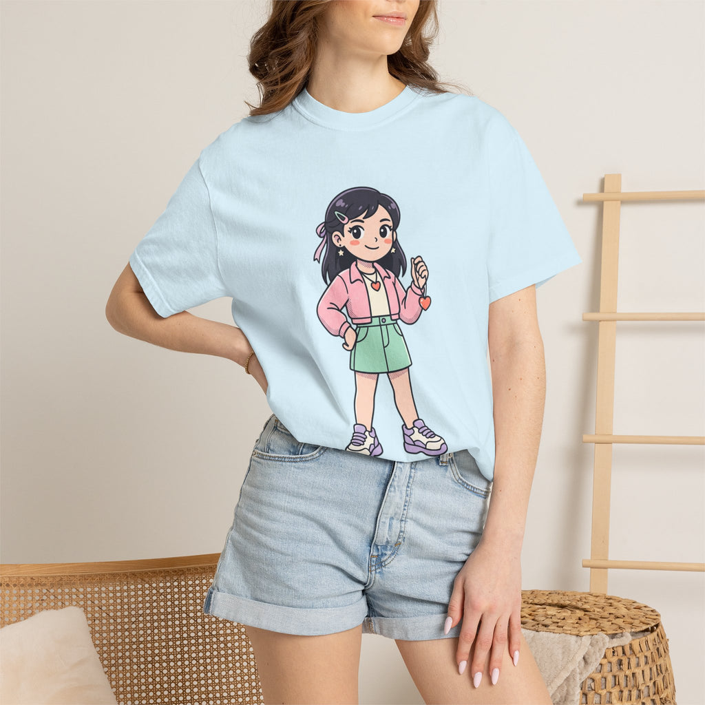 Be Yourself Cute Girl Graphic T-Shirt