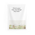 Custom Indoor Wall Tapestry – Scenic Deer Landscape Design, Personalized Print Options