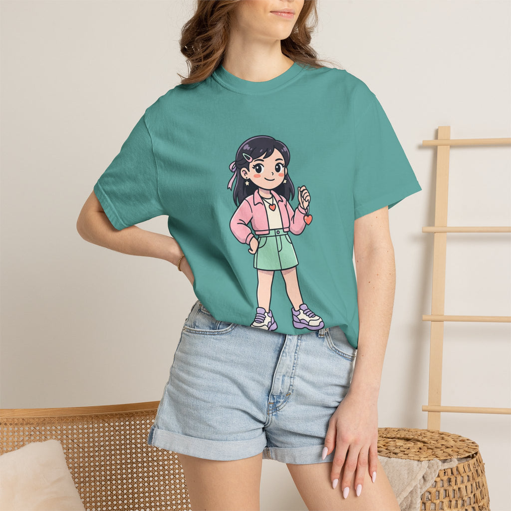 Be Yourself Cute Girl Graphic T-Shirt