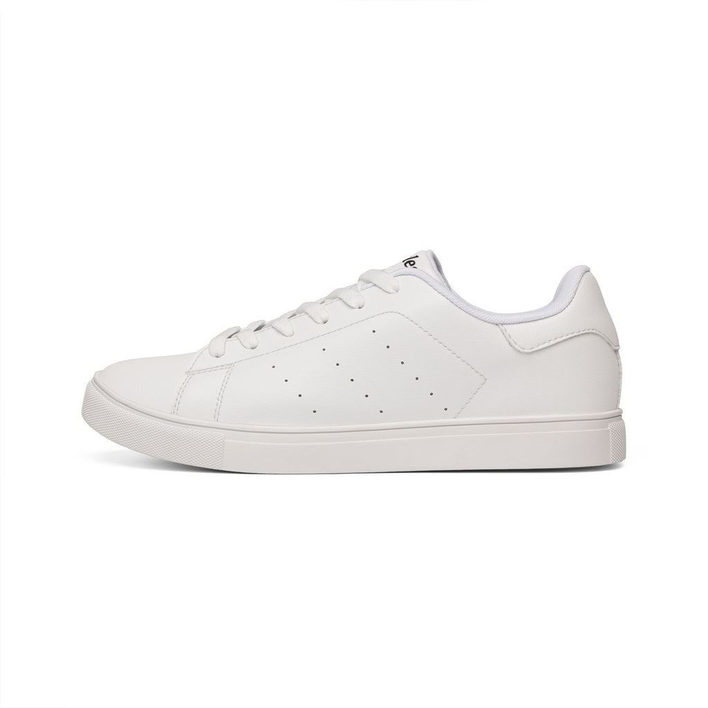 Fearless Leather Sneakers — Men's Low-Top Casual White Trainers
