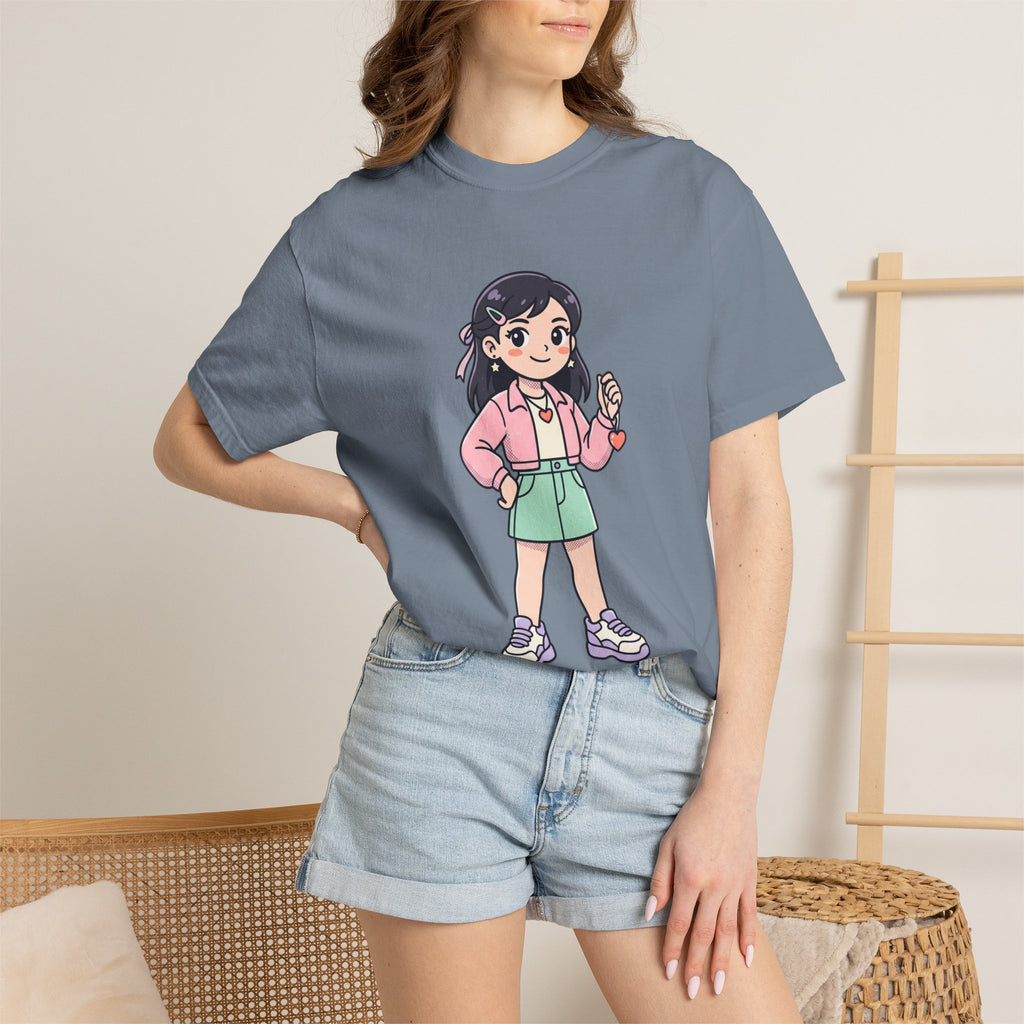 Be Yourself Cute Girl Graphic T-Shirt
