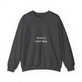 Crewneck Sweatshirt — Minimal “Print it your way” Customizable Graphic Pullover