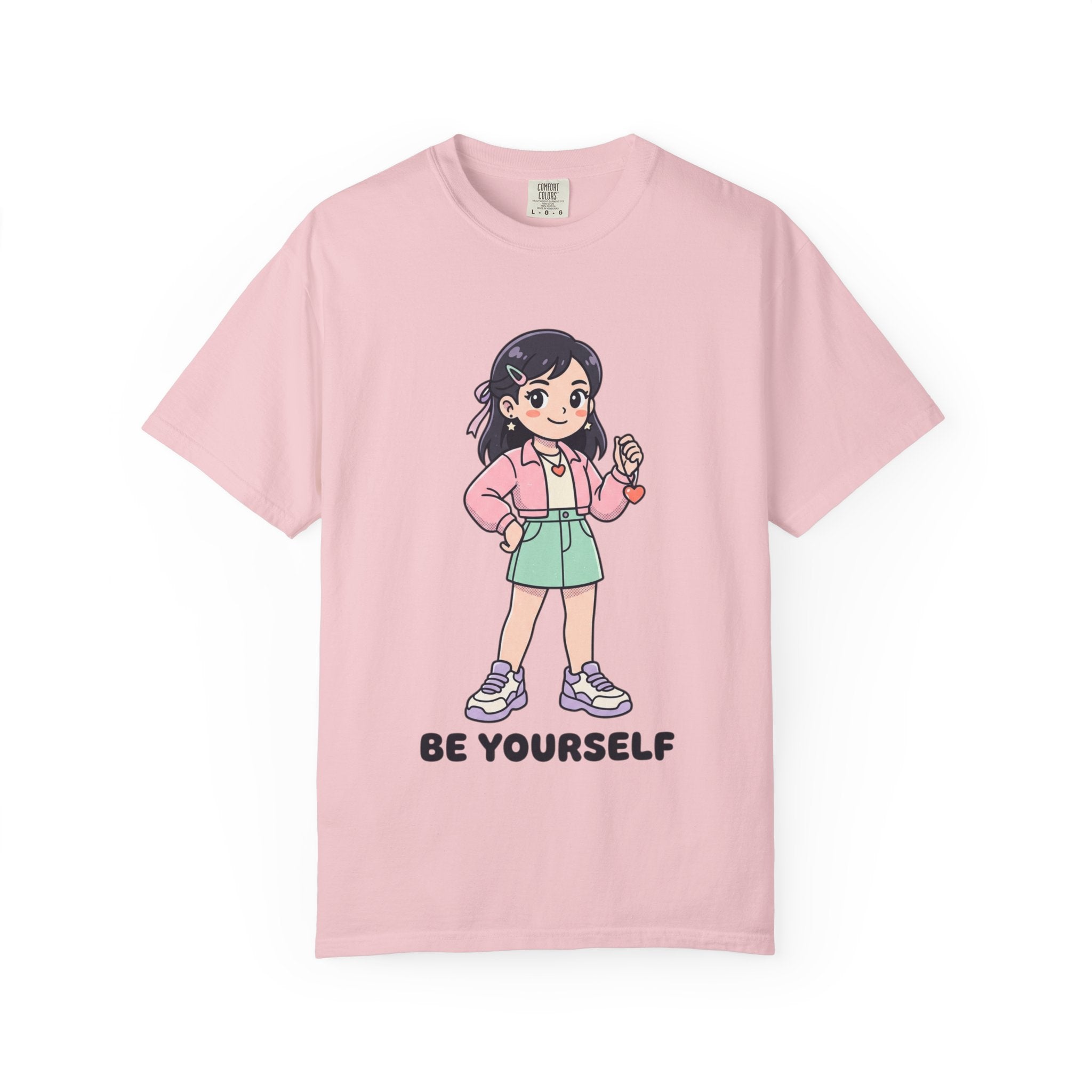 Be Yourself Cute Girl Graphic T-Shirt