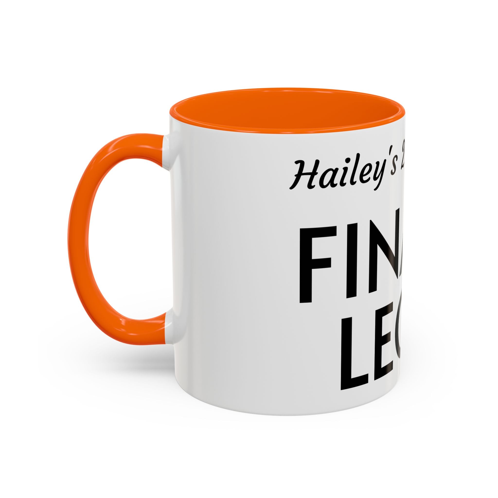 Finally Legal 21st Birthday Accent Coffee Mug — Personalized Name Option