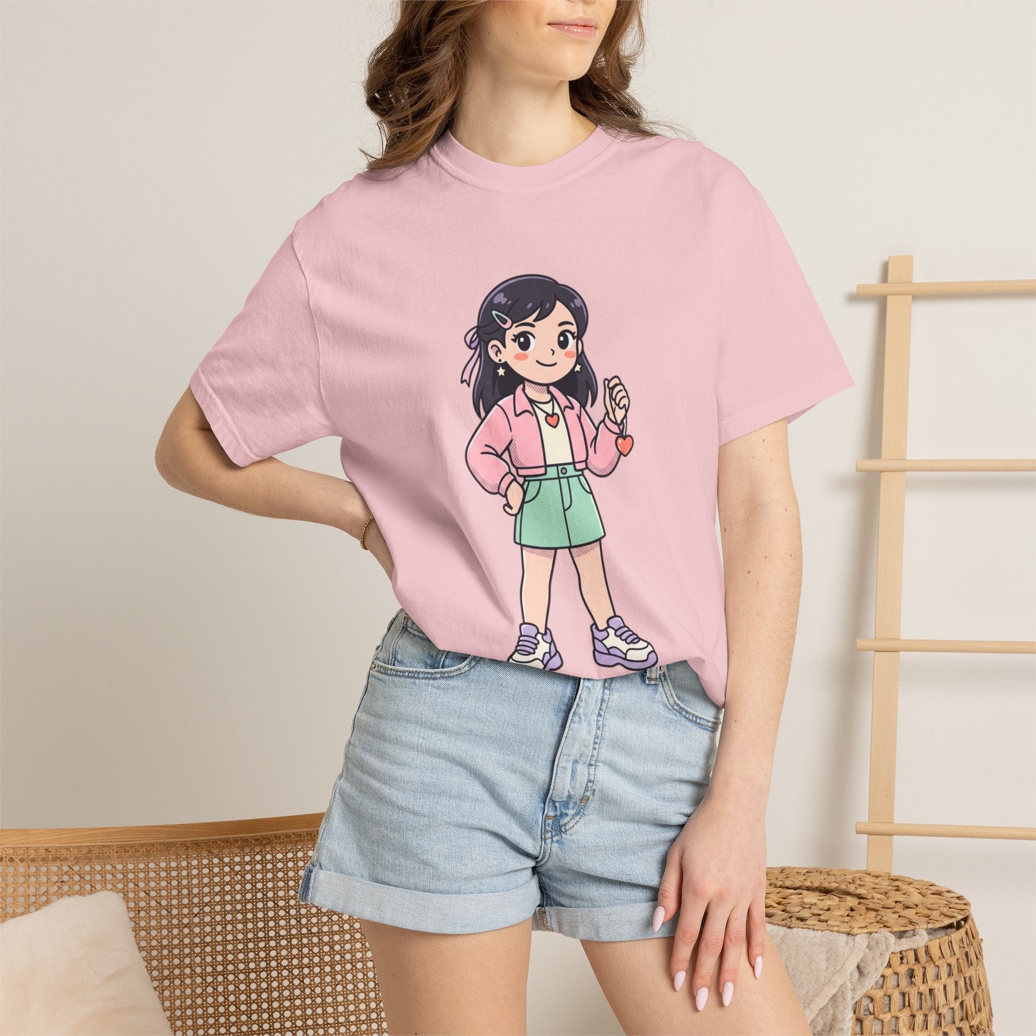 Be Yourself Cute Girl Graphic T-Shirt