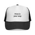 Custom Trucker Cap — "Print It Your Way" Mesh Hat for Personalization