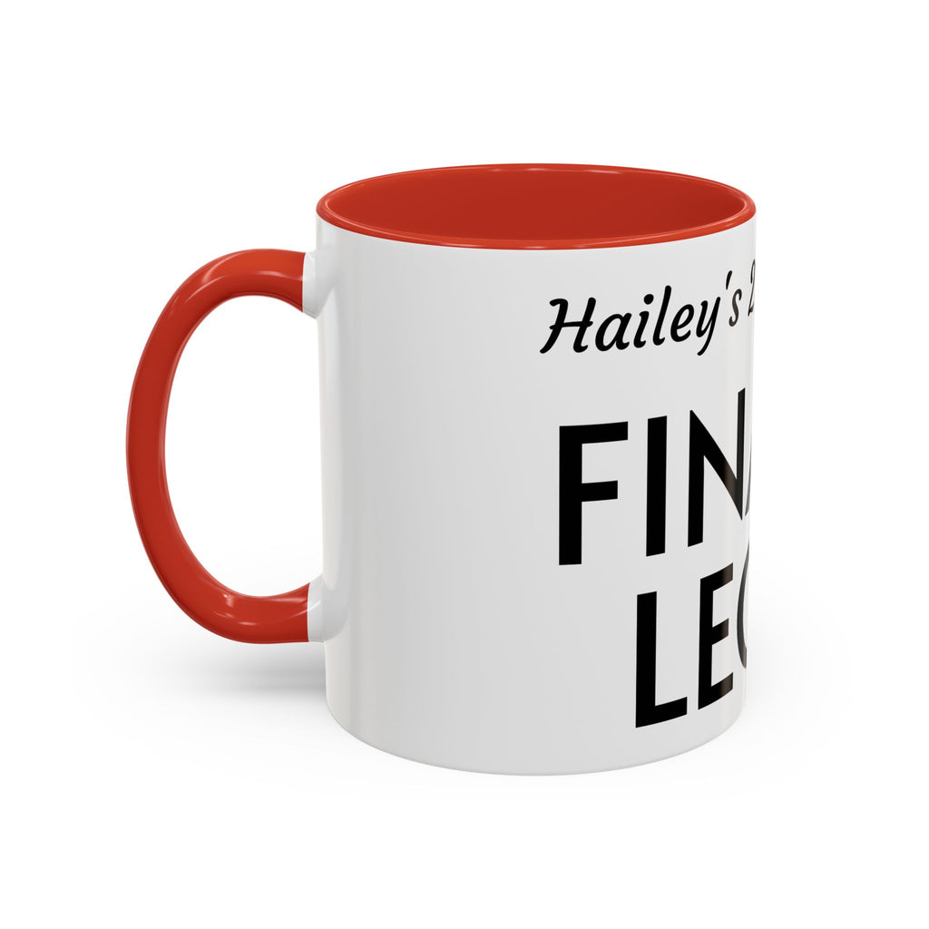Finally Legal 21st Birthday Accent Coffee Mug — Personalized Name Option