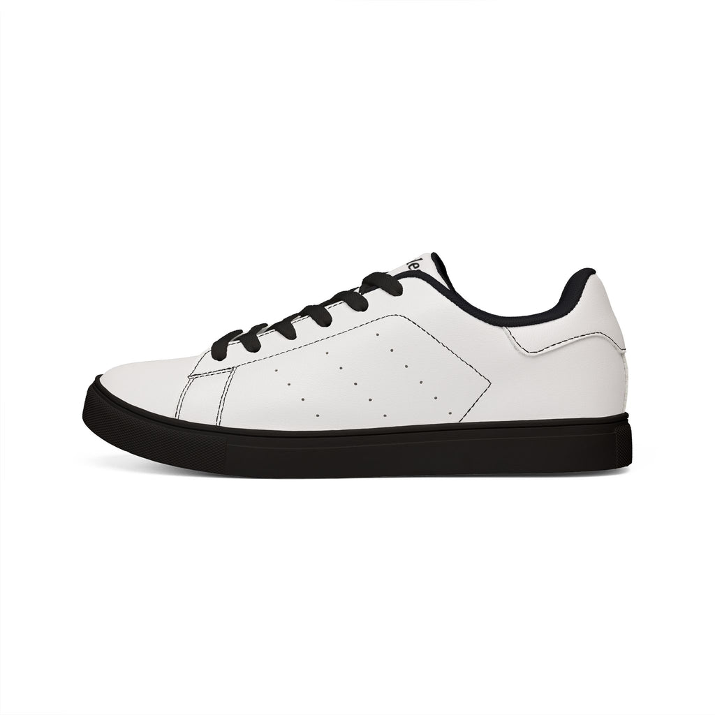 Fearless Leather Sneakers — Men's Low-Top Casual White Trainers