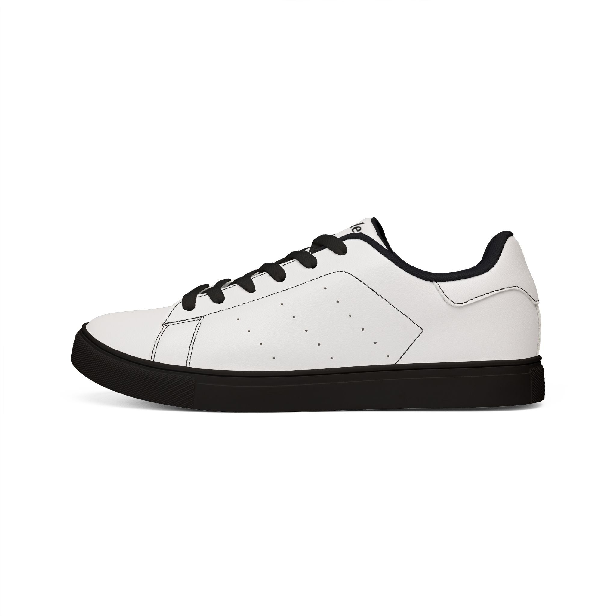 Fearless Leather Sneakers — Men's Low-Top Casual White Trainers
